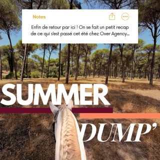 C’est l’heure du SUMMER DUMP’ 👀❤️🔥
On se fait un petit recap de ce qui s’est passé cet été chez Oxer Agency !
Après une pause estivale, je reviens en forme pour la rentrée 😎